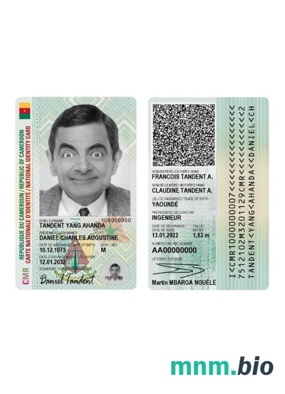 Karta identyfikacyjna Kamerunu 2022-obecnie